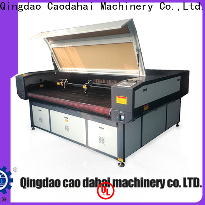 Caodahai reliable co2 laser cutting machine customized for soft toy