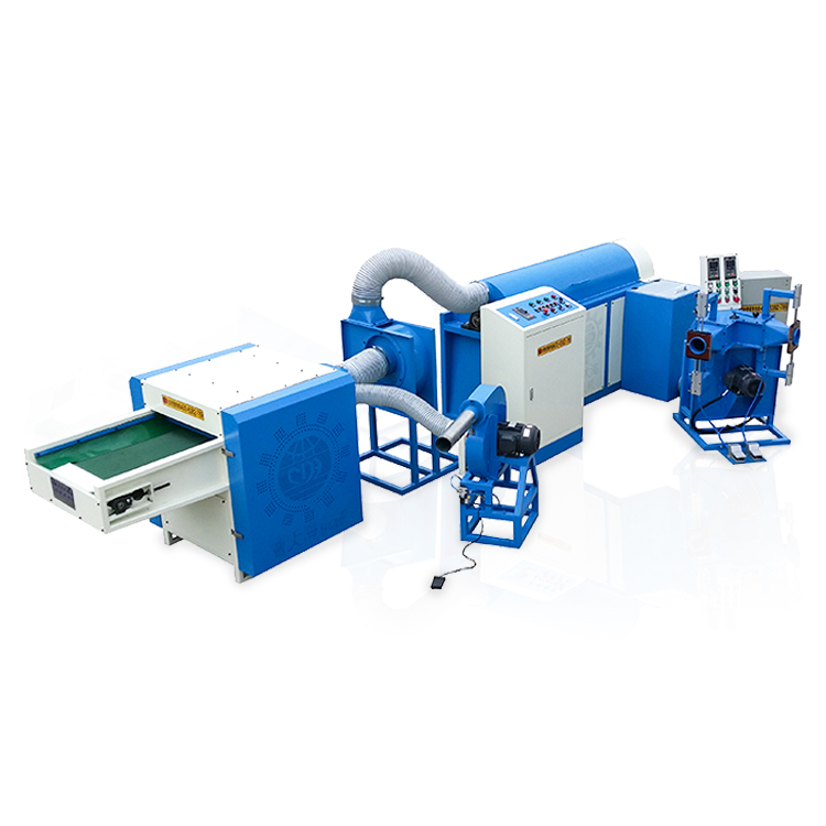 Ball fiber filling machine