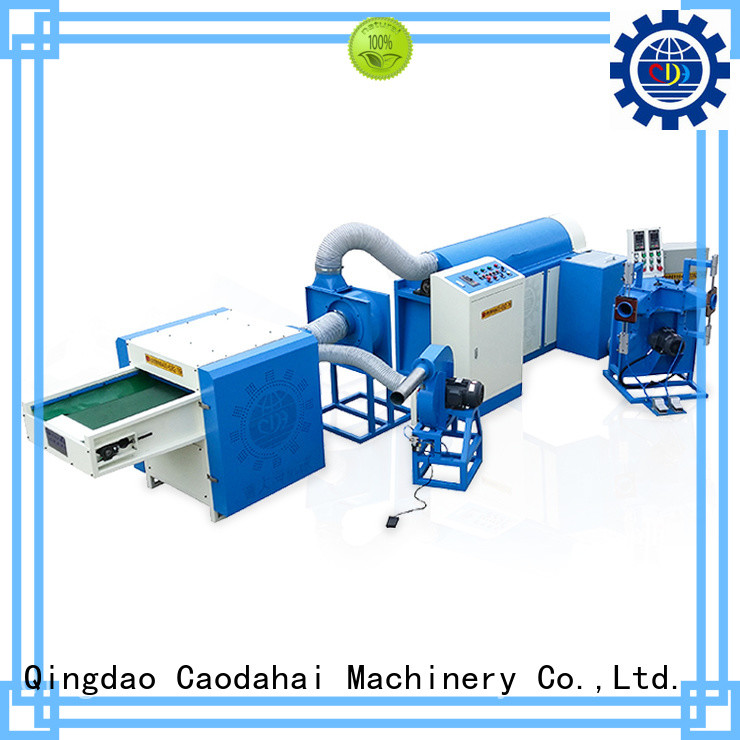 Caodahai approved ball fiber toy filling machine design for plant