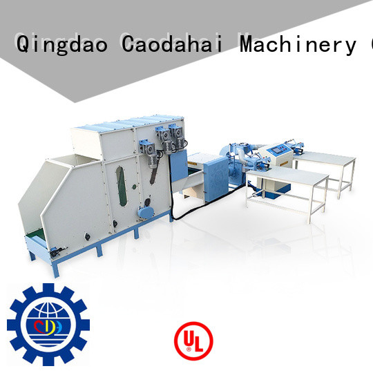 certificated automatic pillow filling machine personalized for production line
